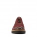 Женские оксфорды брогированные Clarks Baille Brogue 26161324, красные