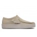 Мужские полуботинки Clarks Wallabee Cup 26158153, белые