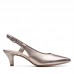 Женские туфли с закрытым мыском/открытой пяткой Clarks Linvale Loop 26140027, серебряные