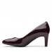 Женские туфли-лодочки Clarks Calla Rose 26145112, бордовые