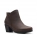 Женские ботильоны Clarks Un Lindel Zip 26145613, коричневые Женские ботильоны Clarks Un Lindel Zip 26145613, коричневые