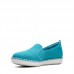 Женские слипоны Clarks Step Glow Slip 26142396, голубые