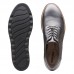 Женские дерби Clarks Sharon Noel 26136364, серебряные