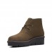 Женские ботинки Clarks Airabell Ankle 26163835, оливковые Женские ботинки Clarks Airabell Ankle 26163835, оливковые