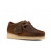 Женские полуботинки Clarks Wallabee. 26155544, коричневые