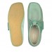 Женские полуботинки Clarks Wallabee. 26156626, зеленые