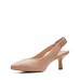 Женские туфли с закрытым мыском/открытой пяткой Clarks Violet55 Sling 26165969, бежевые