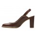 Женские туфли с закрытым мыском/открытой пяткой Clarks Ellis Ivy 26132003, коричневые