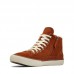 Женские высокие кеды Clarks Aceley Zip Hi 26161489, коричневые Женские высокие кеды Clarks Aceley Zip Hi 26161489, коричневые