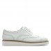 Женские оксфорды брогированные Clarks Baille Brogue 26157412, белые