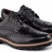 Мужские дерби брогированные Clarks Batcombe Wing 26127192, черные
