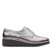 Женские дерби Clarks Sharon Noel 26136364, серебряные