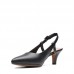 Женские туфли с закрытым мыском/открытой пяткой Clarks Linvale Loop 26140023, черные