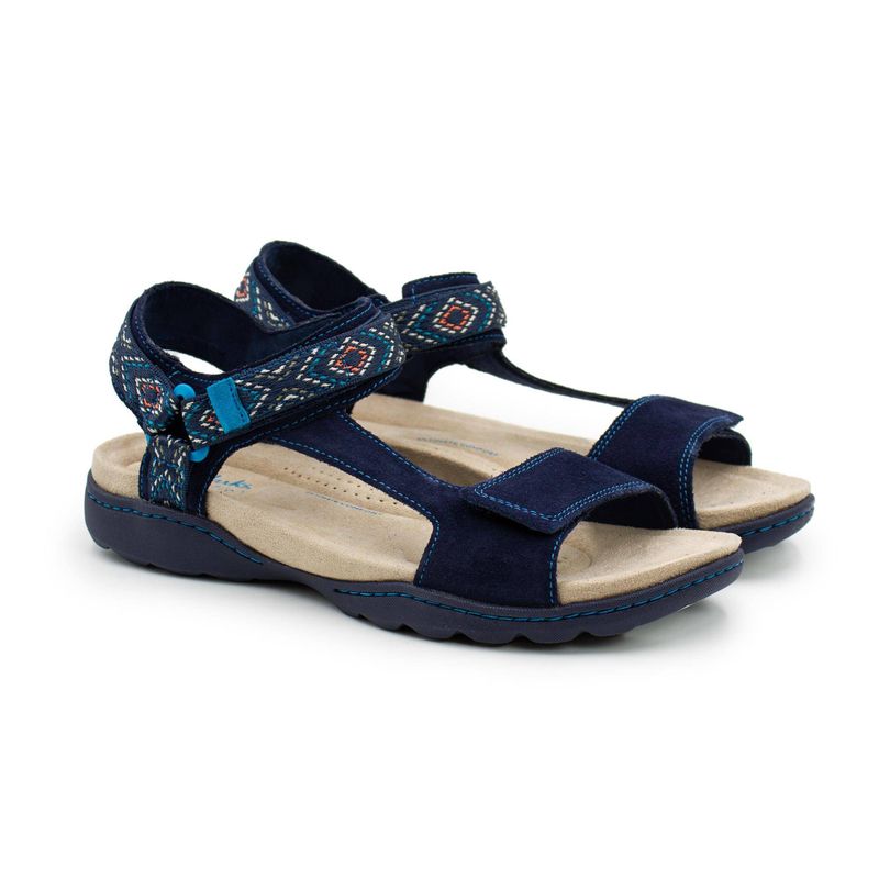 Женские сандалии Clarks Amanda Step 26165095, синие Женские сандалии Clarks Amanda Step 26165095, синие