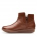 Женские полусапоги Clarks Funny Mid 26144668, коричневые