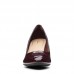 Женские туфли-лодочки Clarks Calla Rose 26145112, бордовые