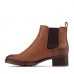 Женские челси Clarks Mila Top 26151640, коричневые
