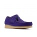 Женские полуботинки Clarks Wallabee. 26151236, фиолетовые