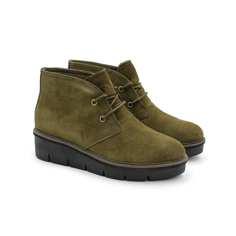 Женские ботинки Clarks Airabell Ankle 26163835, оливковые Женские ботинки Clarks Airabell Ankle 26163835, оливковые