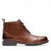 Мужские ботинки Clarks Bowzer Cap 26163847, коричневые
