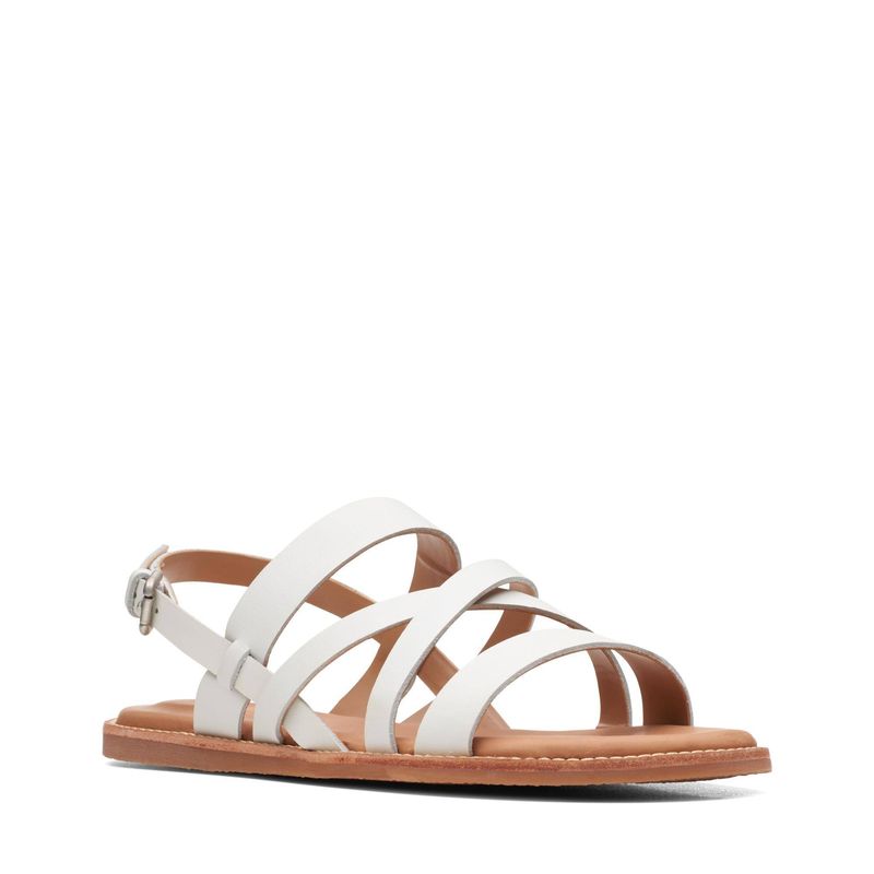 Женские сандалии Clarks Karsea Sun 26166028, белые Женские сандалии Clarks Karsea Sun 26166028, белые