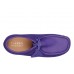 Женские полуботинки Clarks Wallabee. 26151236, фиолетовые