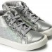 Детские высокие кеды Clarks City Oasis Ht 26147445, серебряные Детские высокие кеды Clarks City Oasis Ht 26147445, серебряные